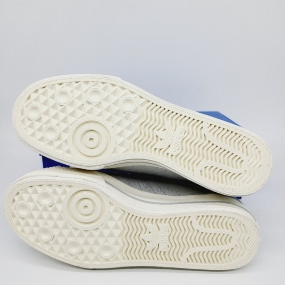 New adidas Nizza RF Platform Mid Shoes Silver Metallic Women's Size 8.5 - Picture 6 of 8